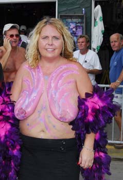 Body Painting 2007 photo - Duval Street, Key West